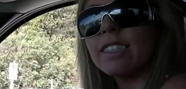  Blonde bitch fucked then sloppy facialized by a meat hose